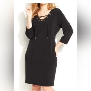 Calvin Klein Elegant Black Dress Size 8